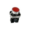 PULSADOR DE PARADA ROJO C/ CONT AUX NC PULSADOR DE PARADA ROJO C/ CONT AUX NC