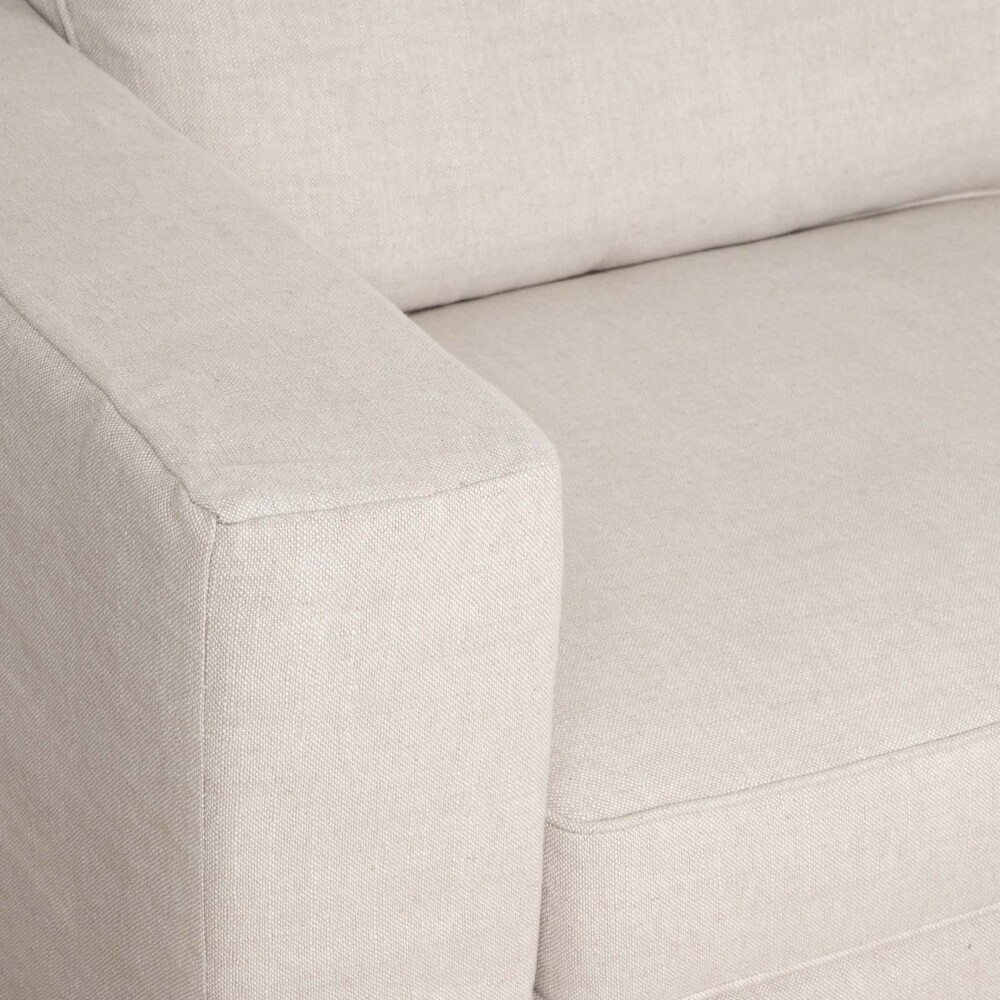 SOFÁ CON FUNDA DESMONTTABLE 3 CUERPOS TELA-Y-MADERA NATURAL-BEIGE CHARLIE NATURAL