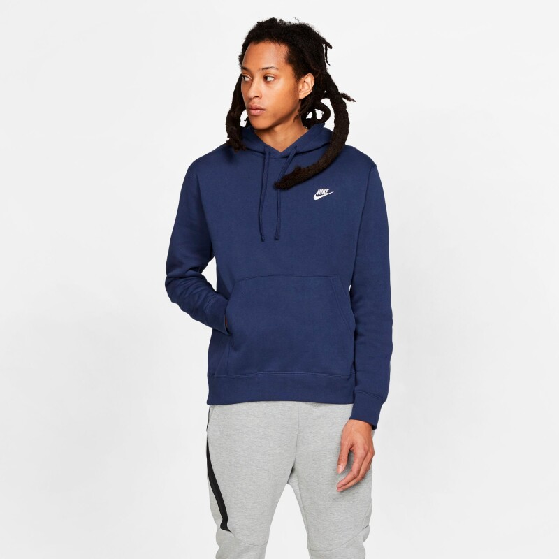 Sportswear Club Hoodie Pullover Azul