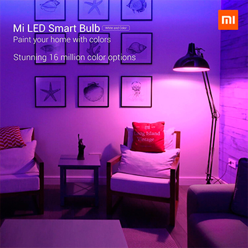 Lámpara Led Xiaomi Blanco Y Color Ajustable Wifi 9w 950lm Lámpara Led Xiaomi Blanco Y Color Ajustable Wifi 9w 950lm