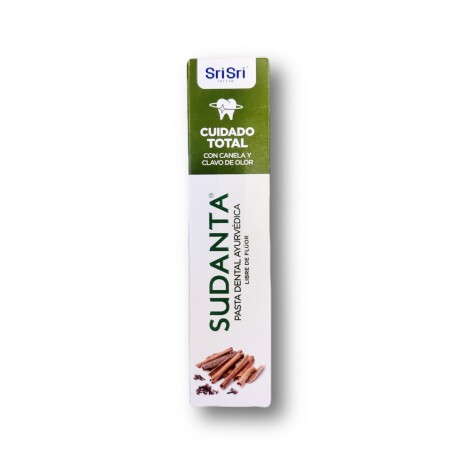 SRI SRI SUDANTA PASTA DENTAL CON CANELA Y CLAVO DE OLOR 100g SRI SRI SUDANTA PASTA DENTAL CON CANELA Y CLAVO DE OLOR 100g