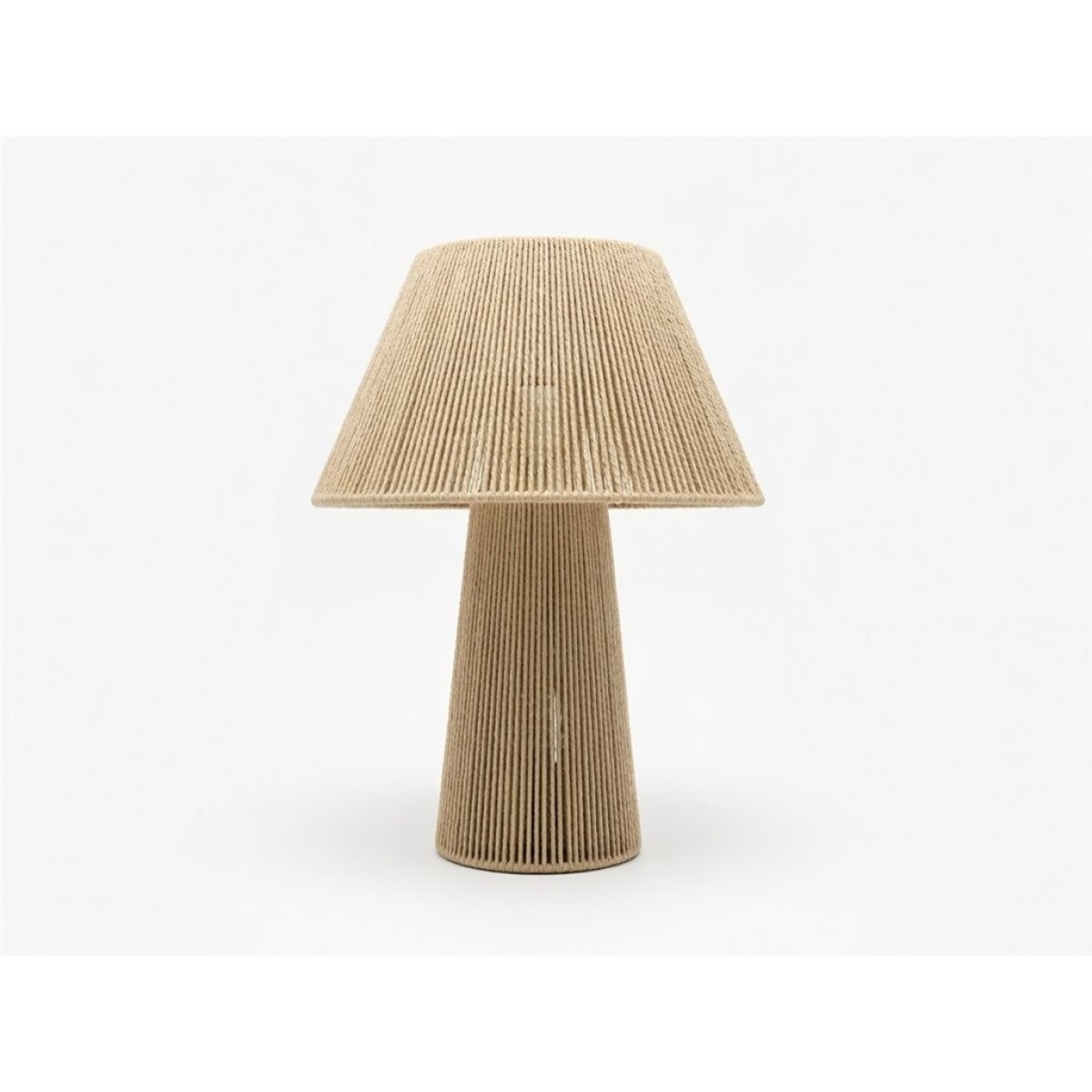 LAMPARA DE MESA CUERDAS 42X32CM NATURAL 