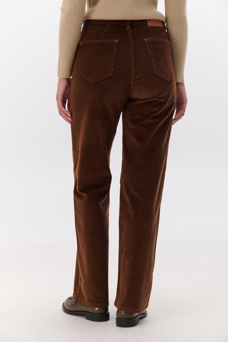 PANTALON PANA CARAMELO