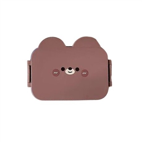 Vianda infantil con divisiones Marron