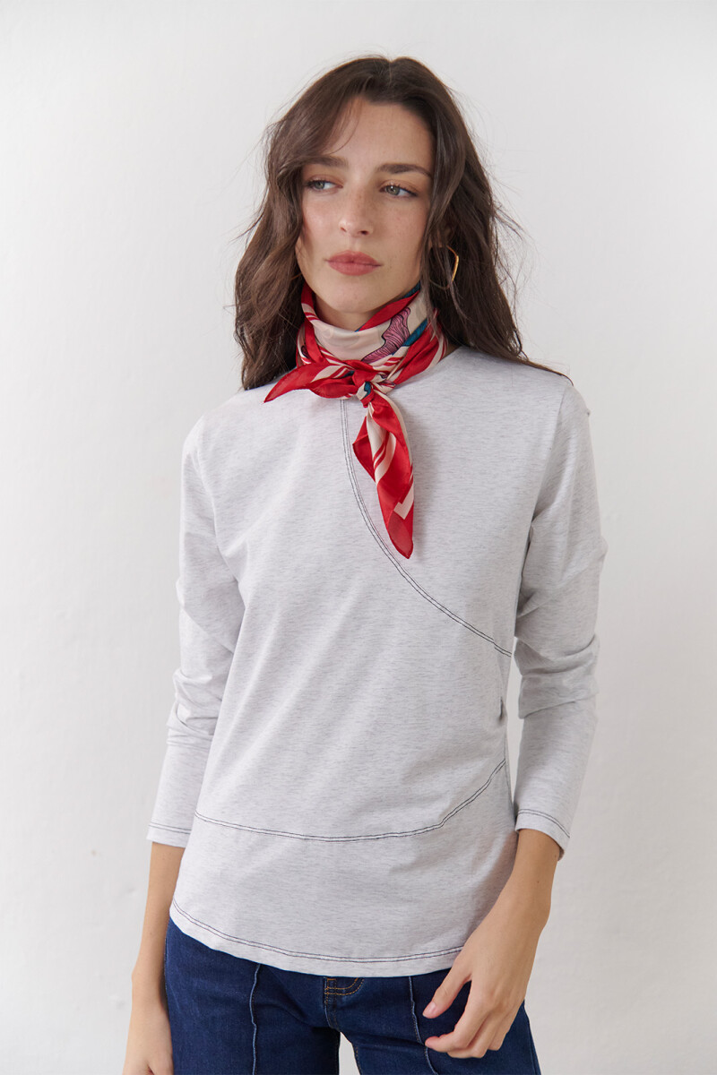 REMERA DRAPEN MELANGE