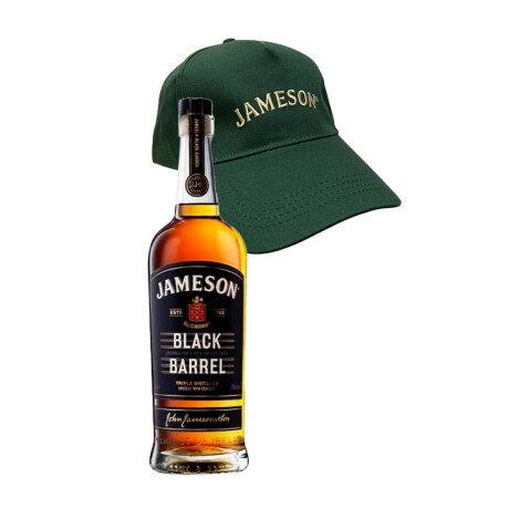 Whiskey Irlandes Jameson Black Barrel 750 ml Con Gorra Jameson de Obsequio