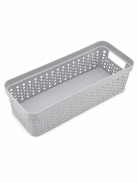 CESTO ORGANIZADOR GRIS