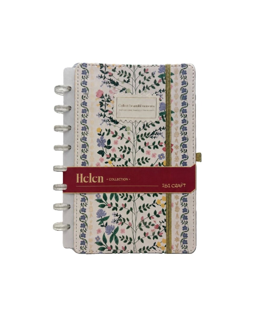 Cuaderno A5 Con Discos - Ibi Craft Helen 