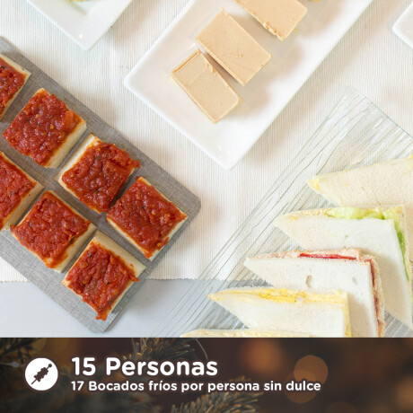 Lunch Fiestas 15 Personas - Sin dulce 000