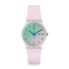 Reloj Swatch GE714 White Bishop para mujer de silicona Rosa