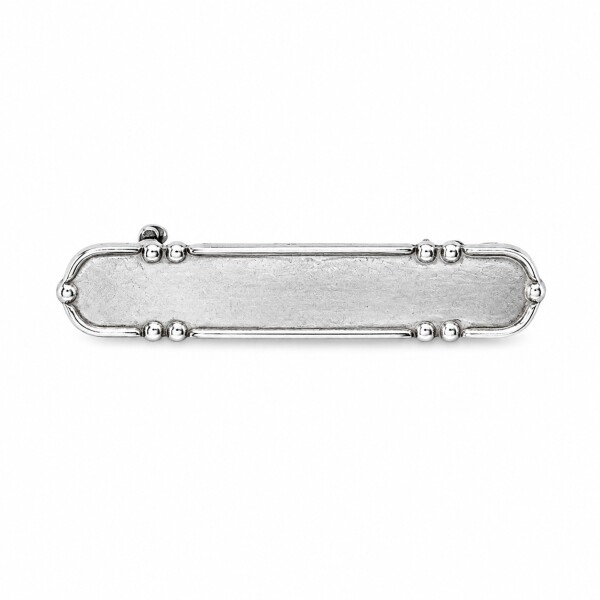 Prendedor rectangular - Plata 925 - PRE000053 sinpiedra