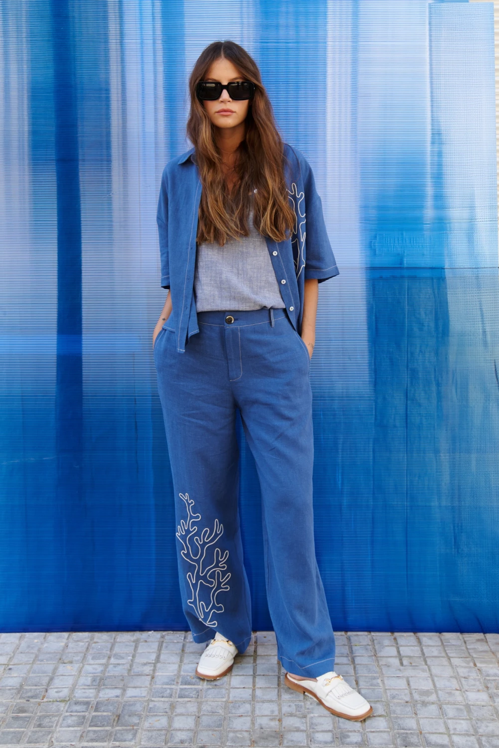 PANTALON SAINT TROPEZ azul 1