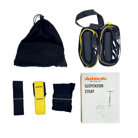 Bandas de Suspensión Athletic Tipo Trx/Set Amarillo