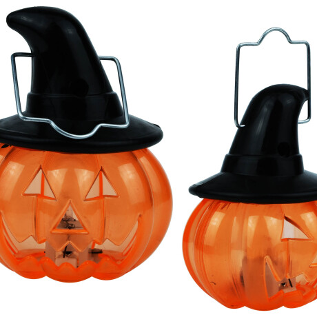 CALABAZA PLASTICO CON LUZ HALLOWEEN 8.5CM ALTO 23759 26857 CALABAZA PLASTICO CON LUZ HALLOWEEN 8.5CM ALTO 23759 26857