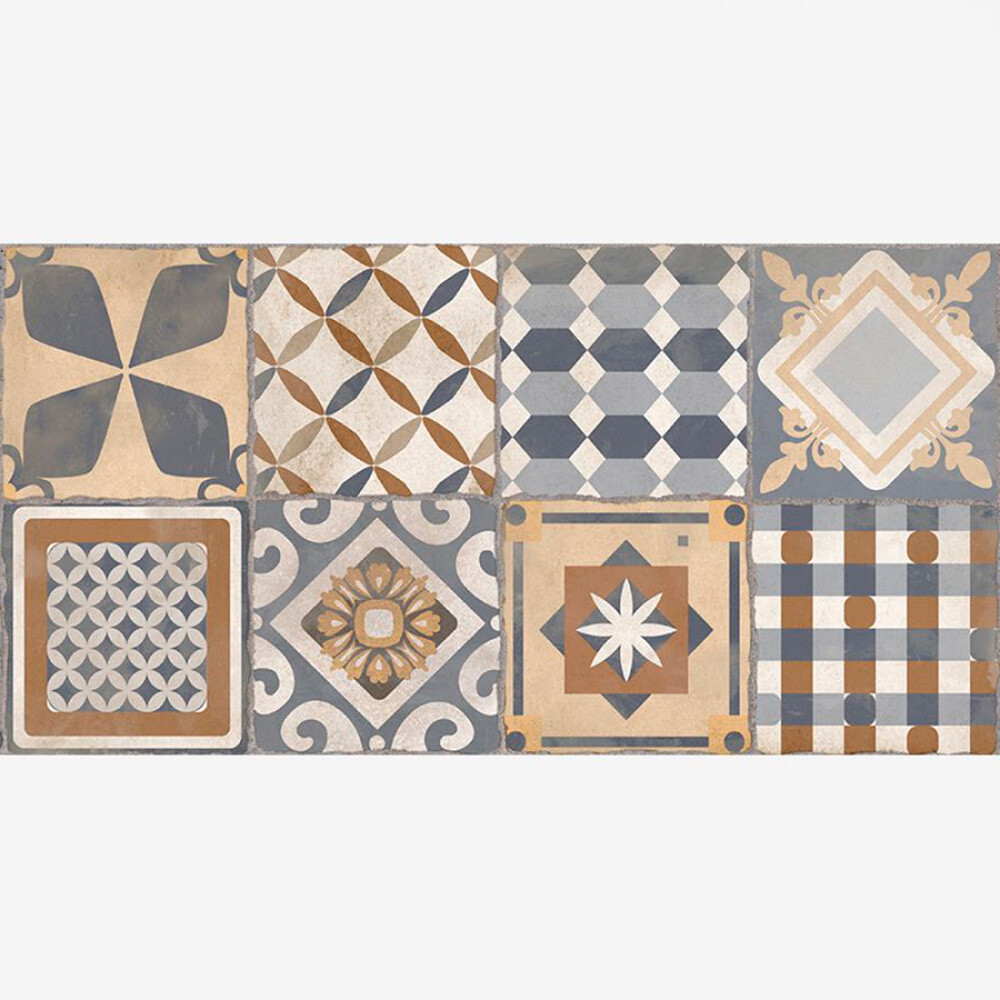 CERÁMICA DECORADA SINTRA AC RECTIFICADA "A" 42X83 CM Cerámica Decorada Sintra Ac Rectificada "a" 42x83 Cm