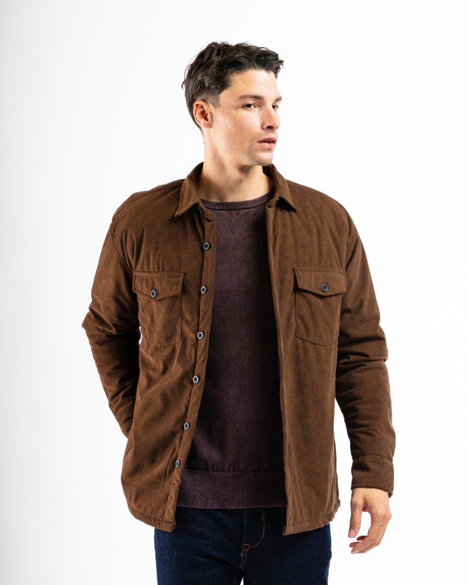 Sobre Camisa Pana Dublin - Marron 