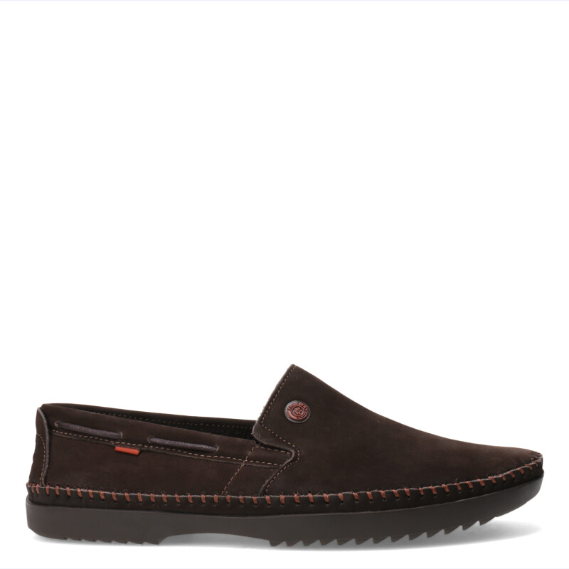 Mocasines de Hombre Freeway Casual - Logan X6 Marrón Chocolate (Nobuk)