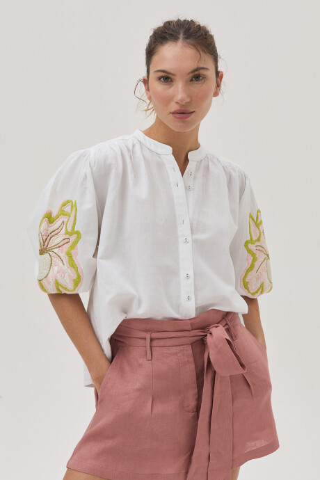 Camisa Begonia Blanco