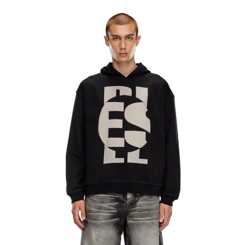 Poleron Diesel S-Boxt-Hood-Circle Hombre Black