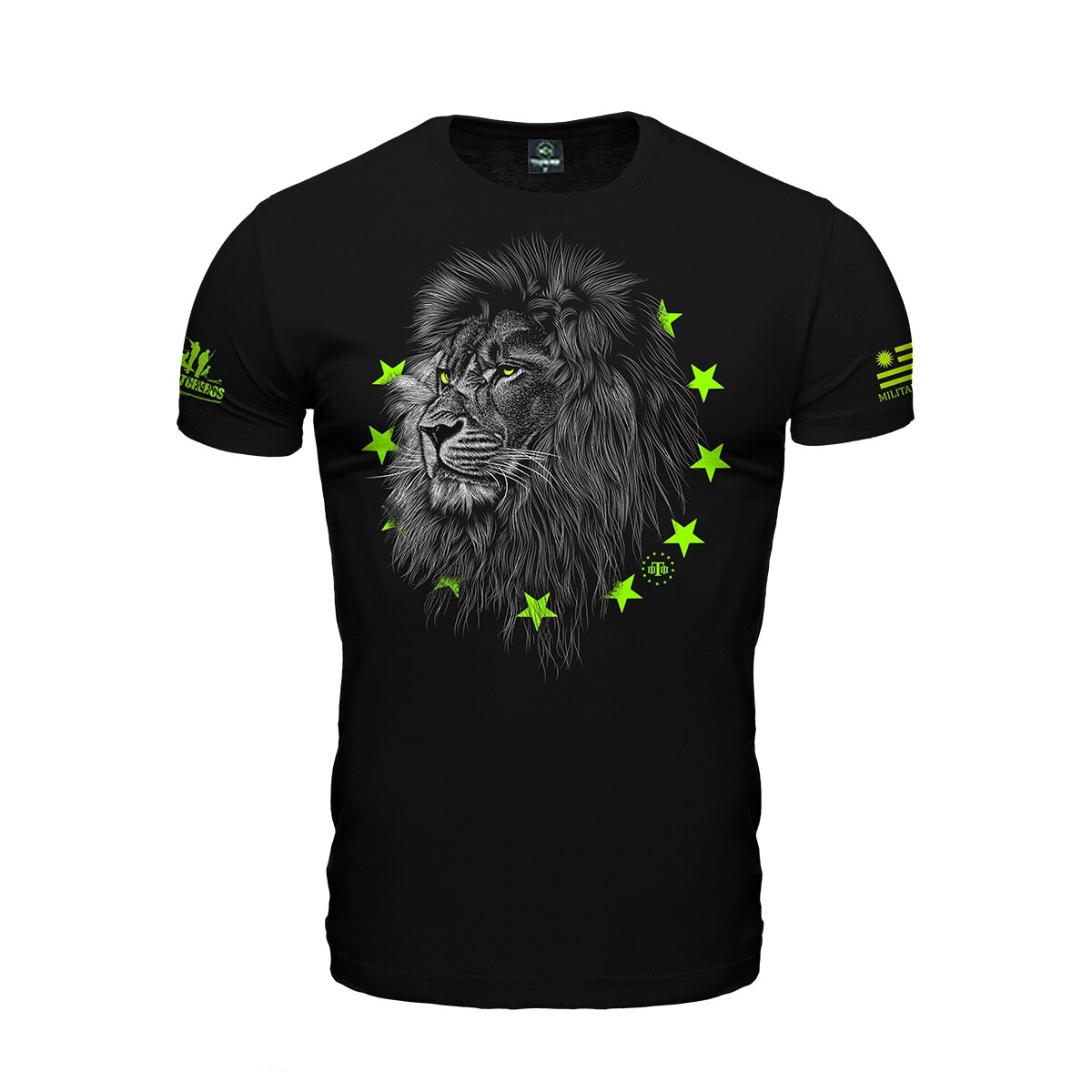 Remera manga corta con Frases - Verde 