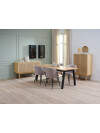 Silla de comedor RISSKOV tela gris claro/negro Silla de comedor RISSKOV tela gris claro/negro