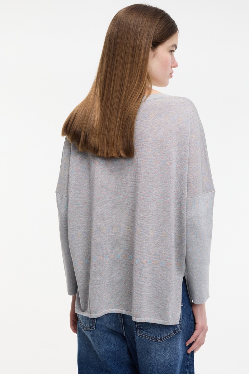SWEATER V Gris