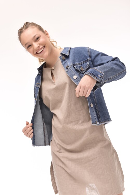 Campera Jean Hani Azul Claro