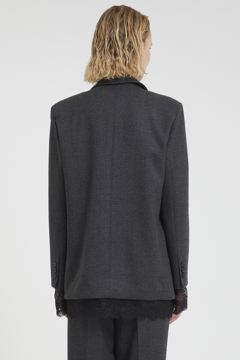 CHAQUETA BLAZER Gris