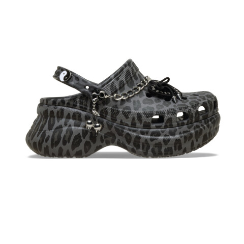 Plataformas Crocs Bae Leopard Clog W- Mujer Black/leopard