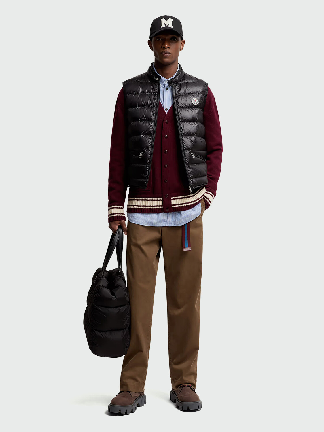 Moncler - Chaleco de Pluma Gui Gilet Negro