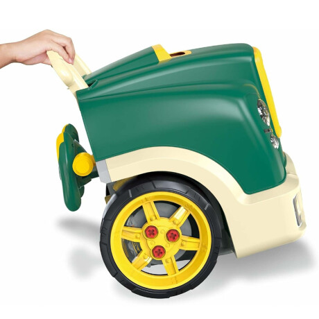 Set Herramientas Camión Taller Reparación Auto Juguete Verde