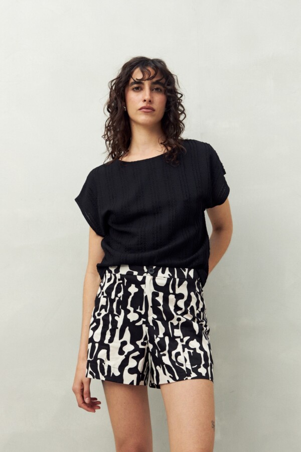 TOP LUNA Negro