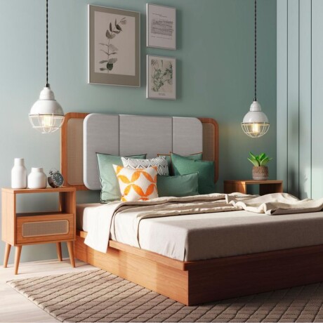 Mesa De Luz 1 Puerta Tela Sintética TW59 SM-GB Mesa De Luz 1 Puerta Tela Sintética TW59 SM-GB