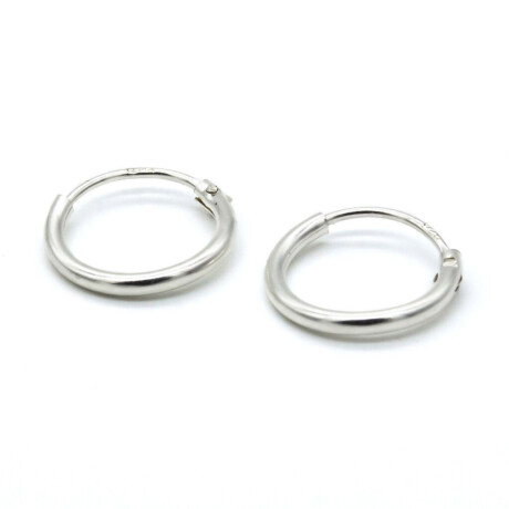 Aros de Plata 925 Porteños