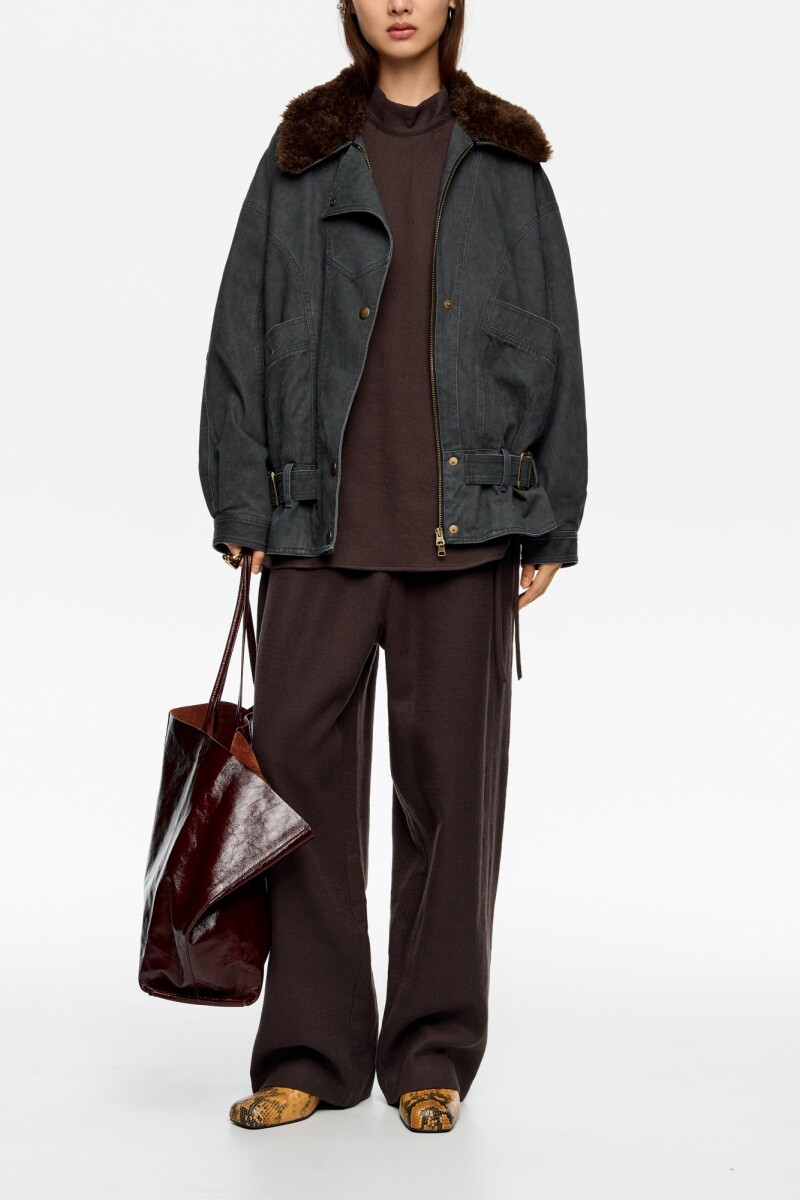 PANTALÓN JOGGER Marron