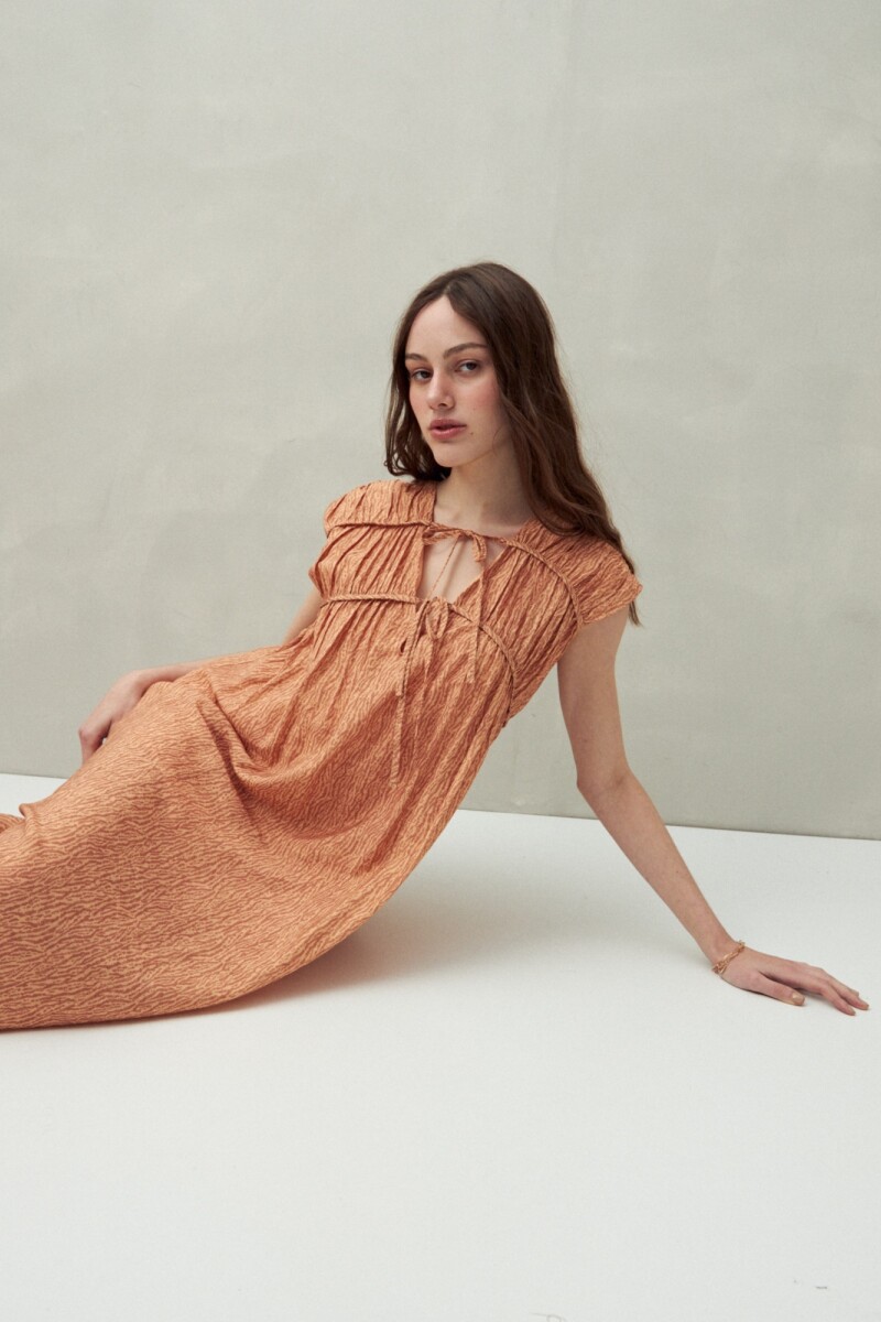VESTIDO WILLA Caramelo