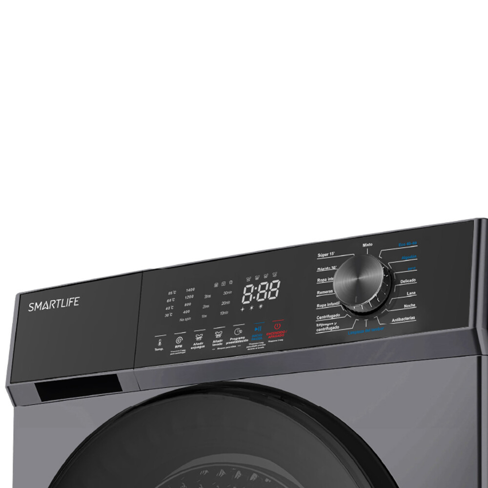 LAVARROPAS SMARTLIFE 10.5 KG INVERTER GRIS SL-WMFL105INDS