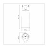 Termo c/ Sifón 1.8 lts Negro 61639/183 Termo c/ Sifón 1.8 lts Negro 61639/183