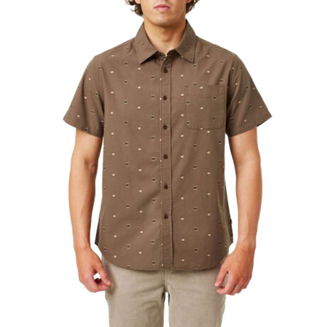 Camisa MC Katin Caravan Marrón