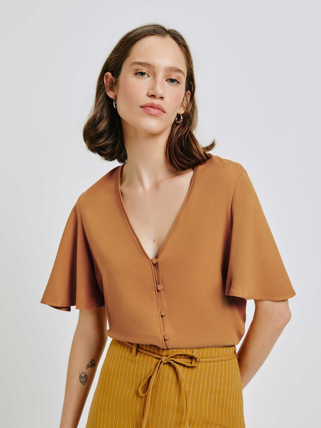 Blusa marron online