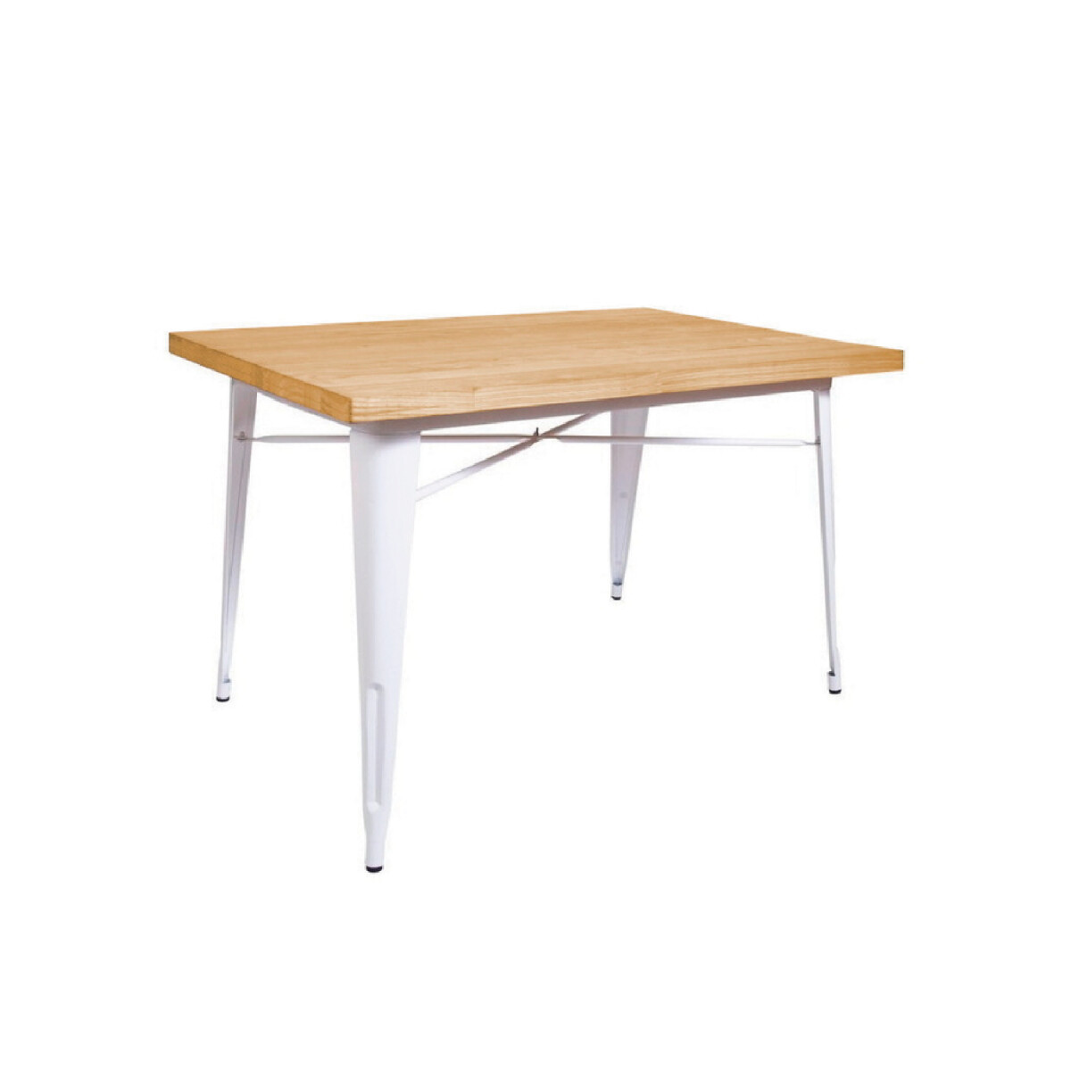 Mesa De Comedor Rectangular Tolix 120x170 CM Blanca 