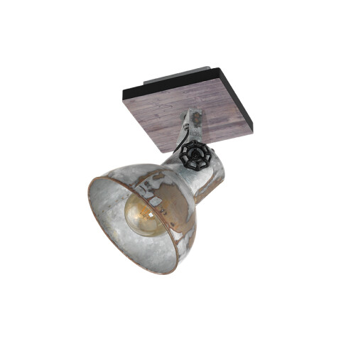 Spot direccionable acero oxidado E27 BARNSTAPLE EG2127