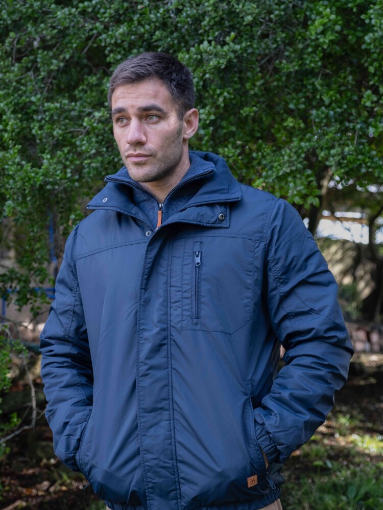 Campera impermeable Azul