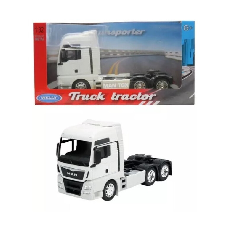 Camion Man Tgx Doble Eje Coleccion Welly Originales 1:32 St Camion Man Tgx Doble Eje Coleccion Welly Originales 1:32 St