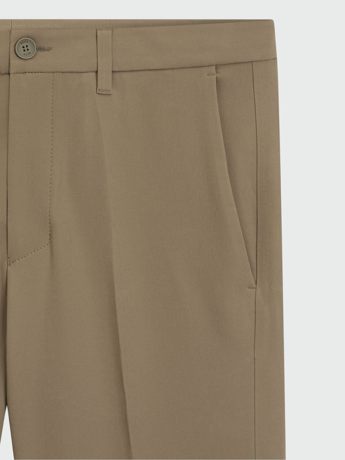 BOSS - Pantalones Repelente de Agua Beige