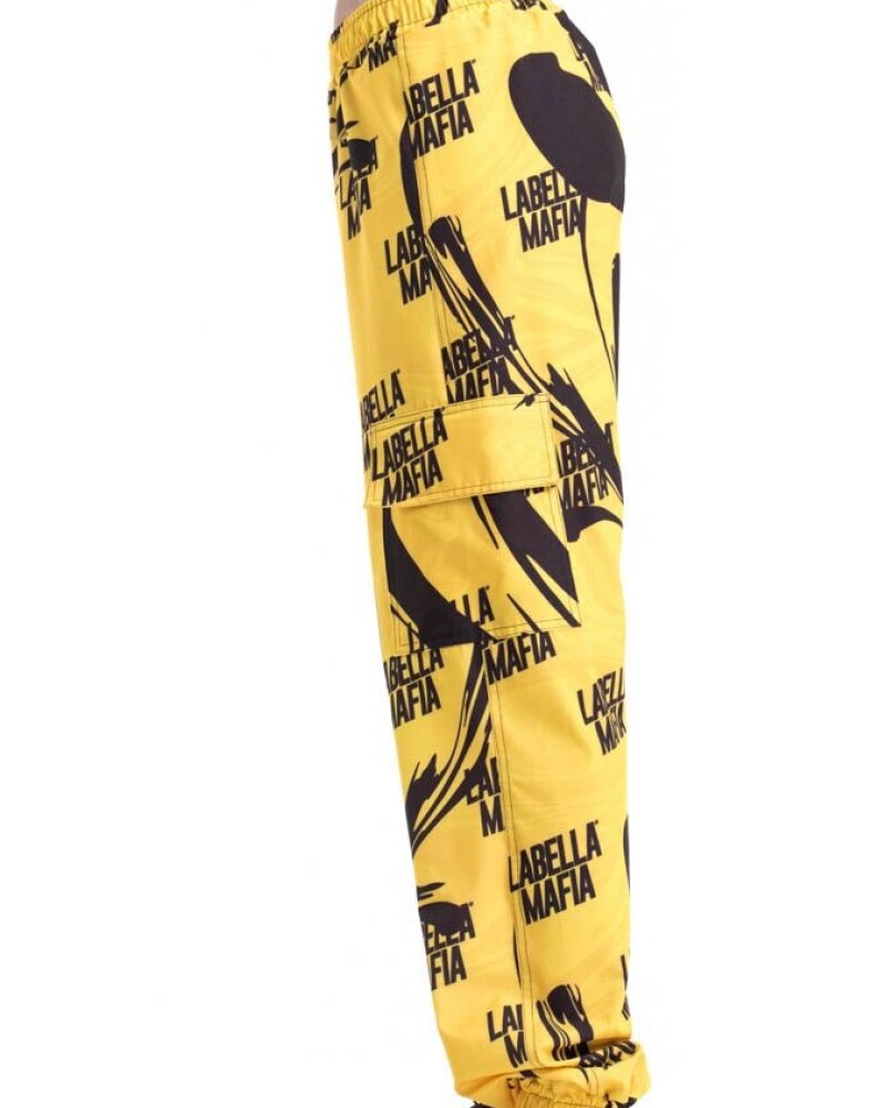 Pantalon Estampado Futura Amarillo U