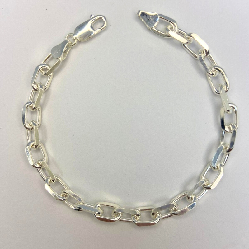 PULSERA PLATA GRANDE FORCE , LARGO 21 CM L5d1401-180-21-xc1