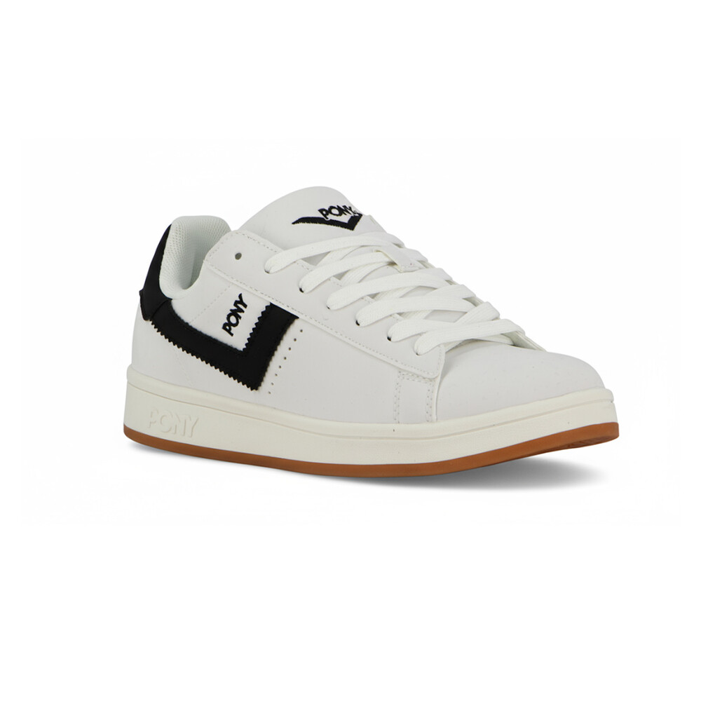 Pony Calzado Lifestyle Square Gamuza Hombre - Blanco/Negro Blanco-Negro