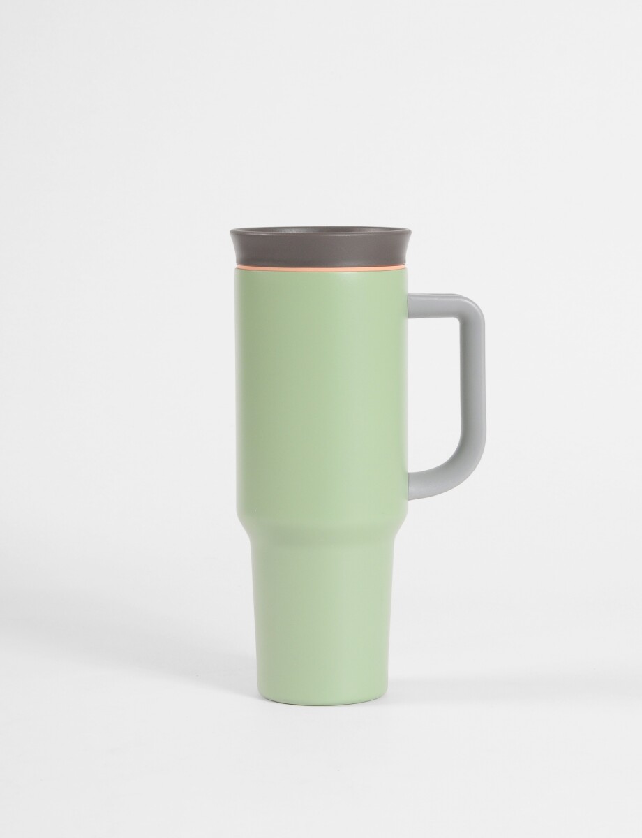 Mug vaso acero 1180 ml - verde 