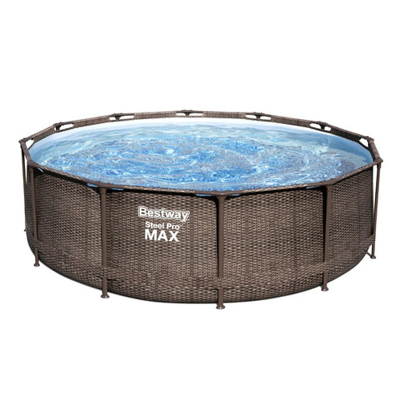 Pileta Estructural Bestway Steel Pro Max 56709 X 0 Cm De Ancho X 3.66 M De Diámetro Pileta Estructural Bestway Steel Pro Max 56709 X 0 Cm De Ancho X 3.66 M De Diámetro